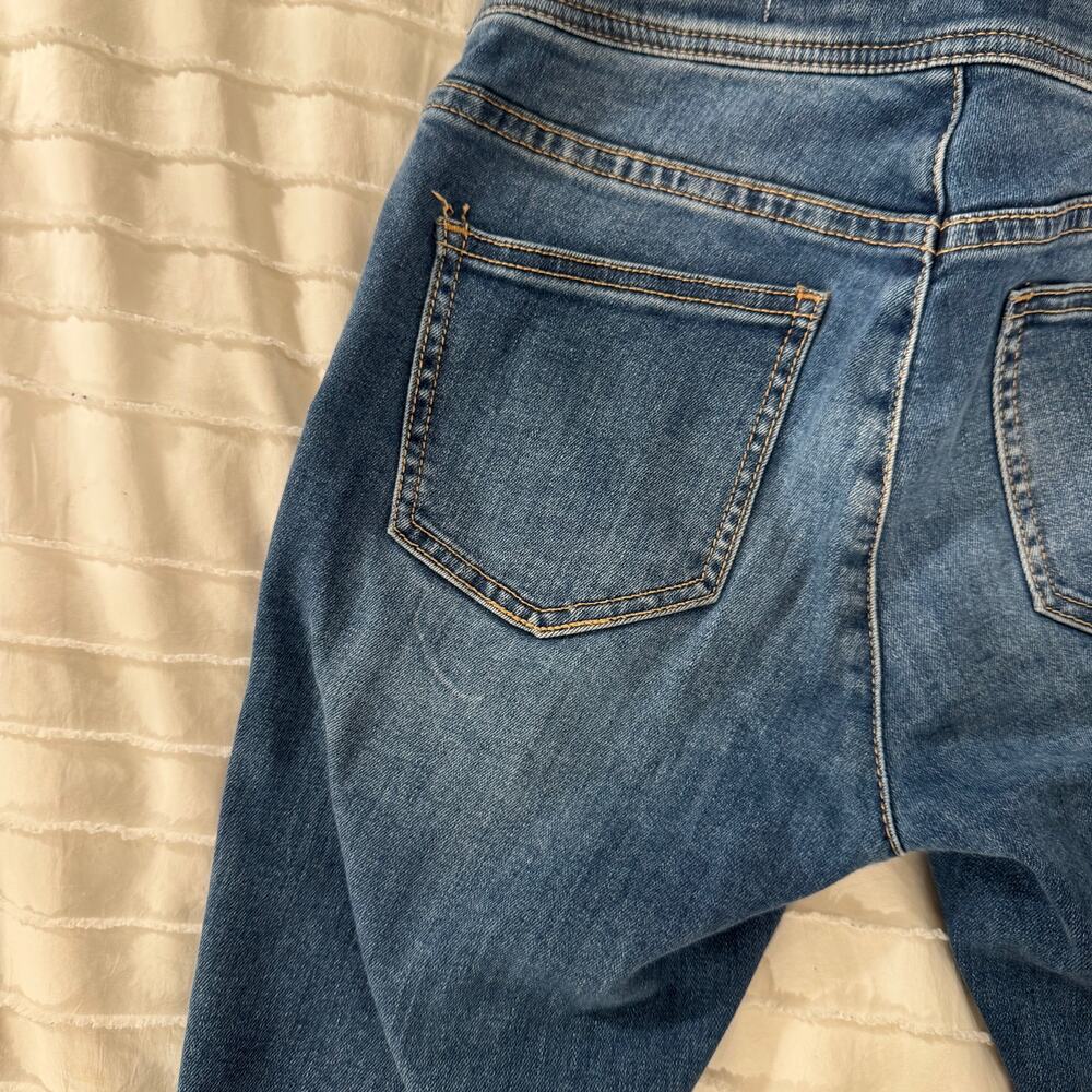 Pilcro Anthropologie Cropped Bootcut Jeans Women's 25 Patchwork Flare Y2K Indie - Picture 14 of 16